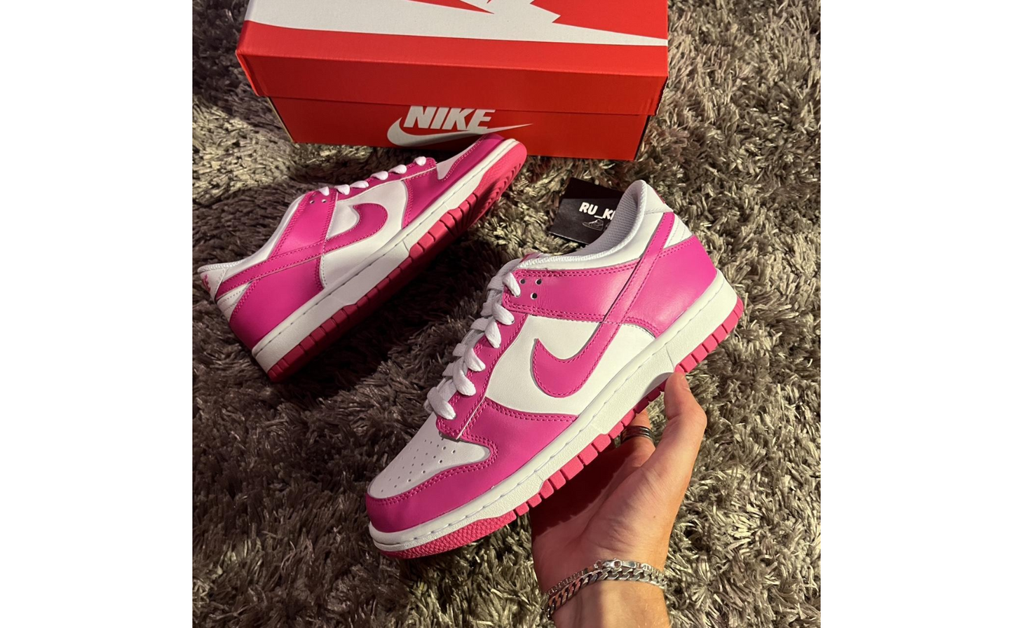 Nike Dunk Low Laser Fuchsia (GS)