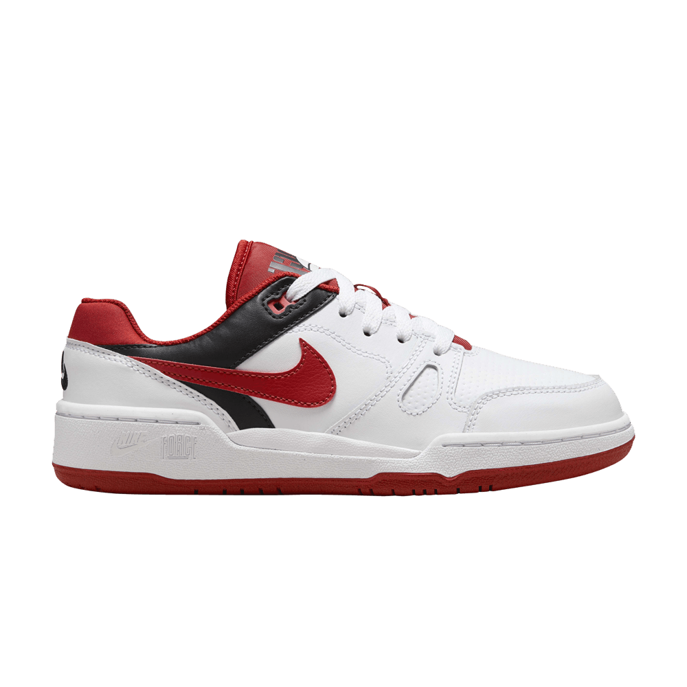 Nike Full Force Low White Black Team Orange Mystic Red (GS)