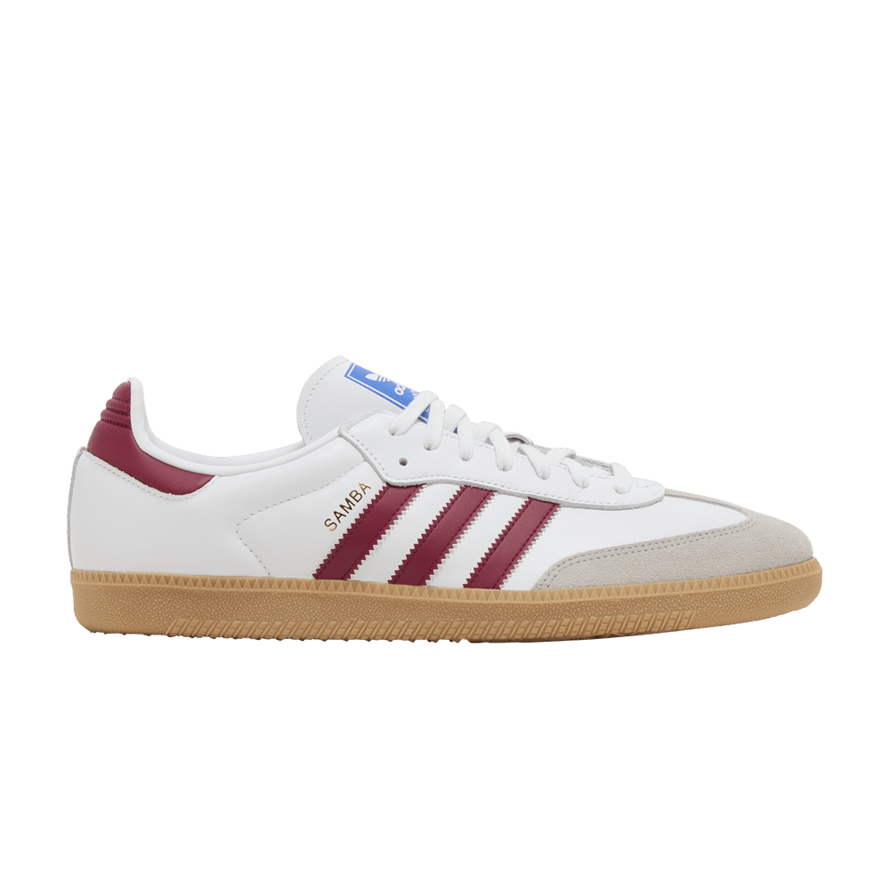 adidas Samba OG White Burgundy Gum