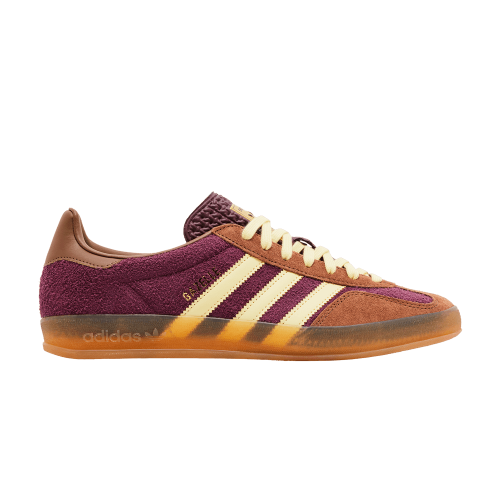 adidas Gazelle Indoor Maroon Almost Yellow – DripOrDrop