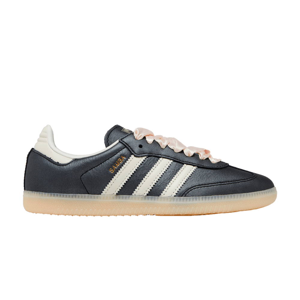 adidas Samba OG Black Pink Ribbon Laces (Women's)