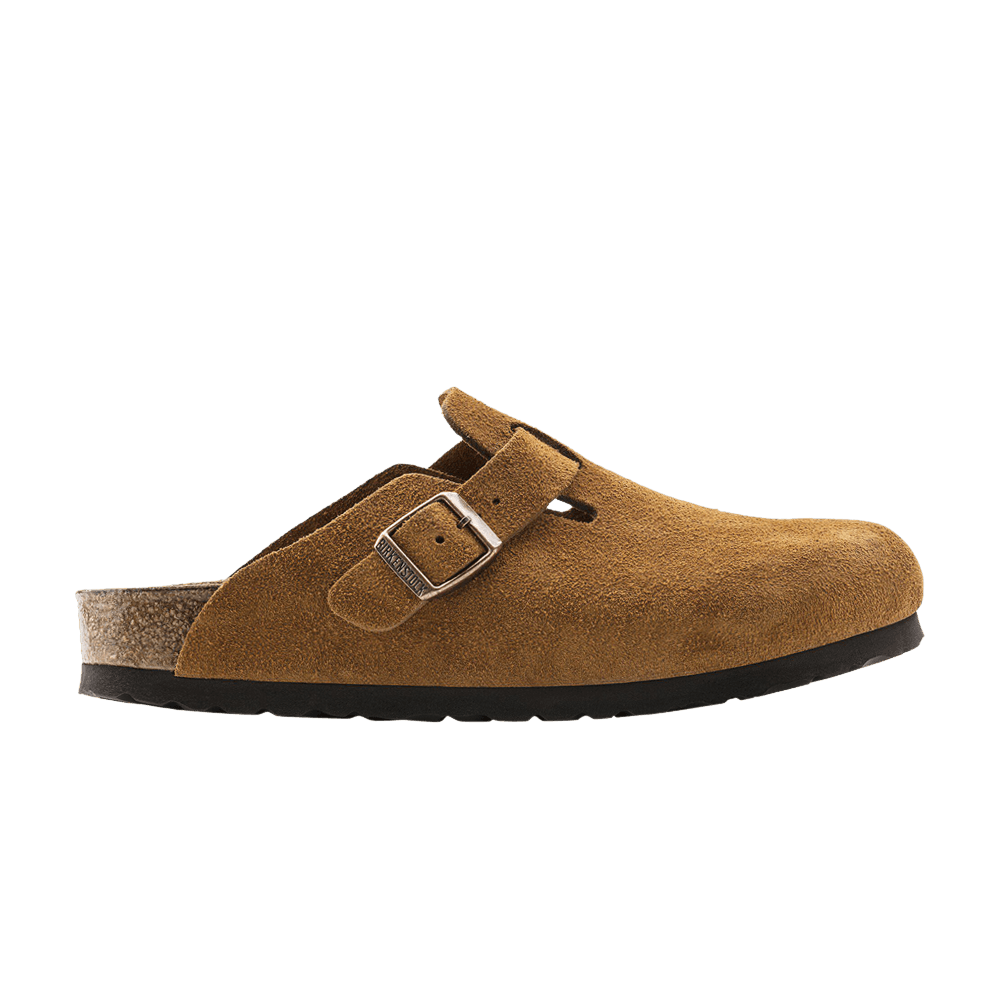 Birkenstock Boston Soft Footbed Suede Mink