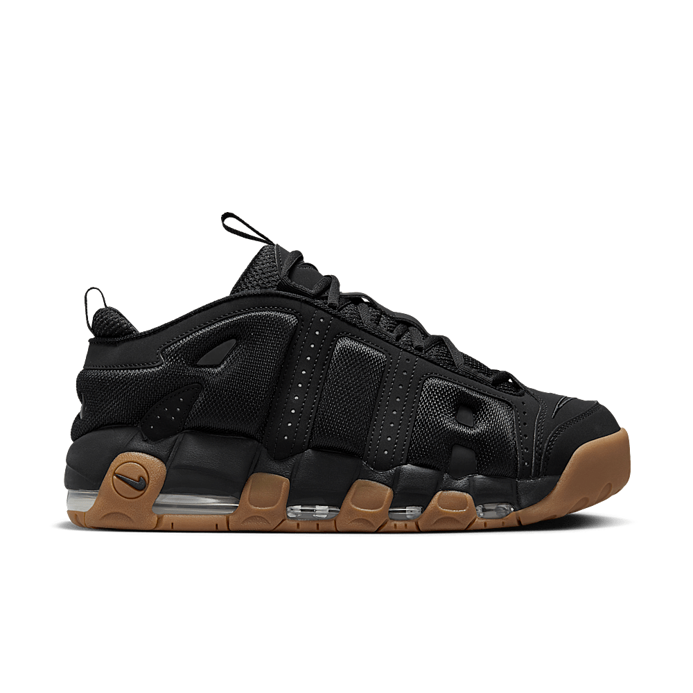Nike Air More Uptempo Low Black Gum