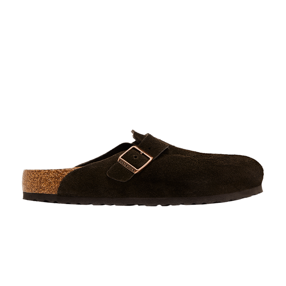 Birkenstock Boston Soft Footbed Suede Mocha