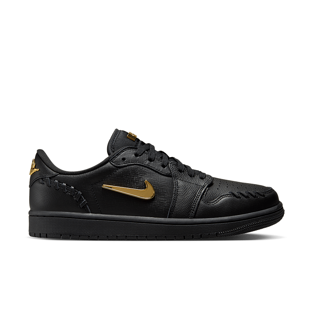Jordan 1 Low Method of Make Black Metallic Gold (Women's)