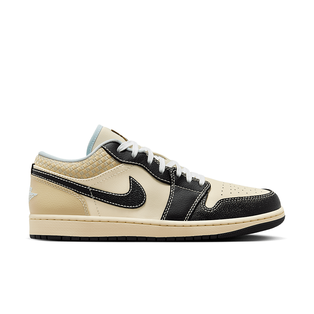 Jordan 1 Low SE Coconut Milk Black Muslin