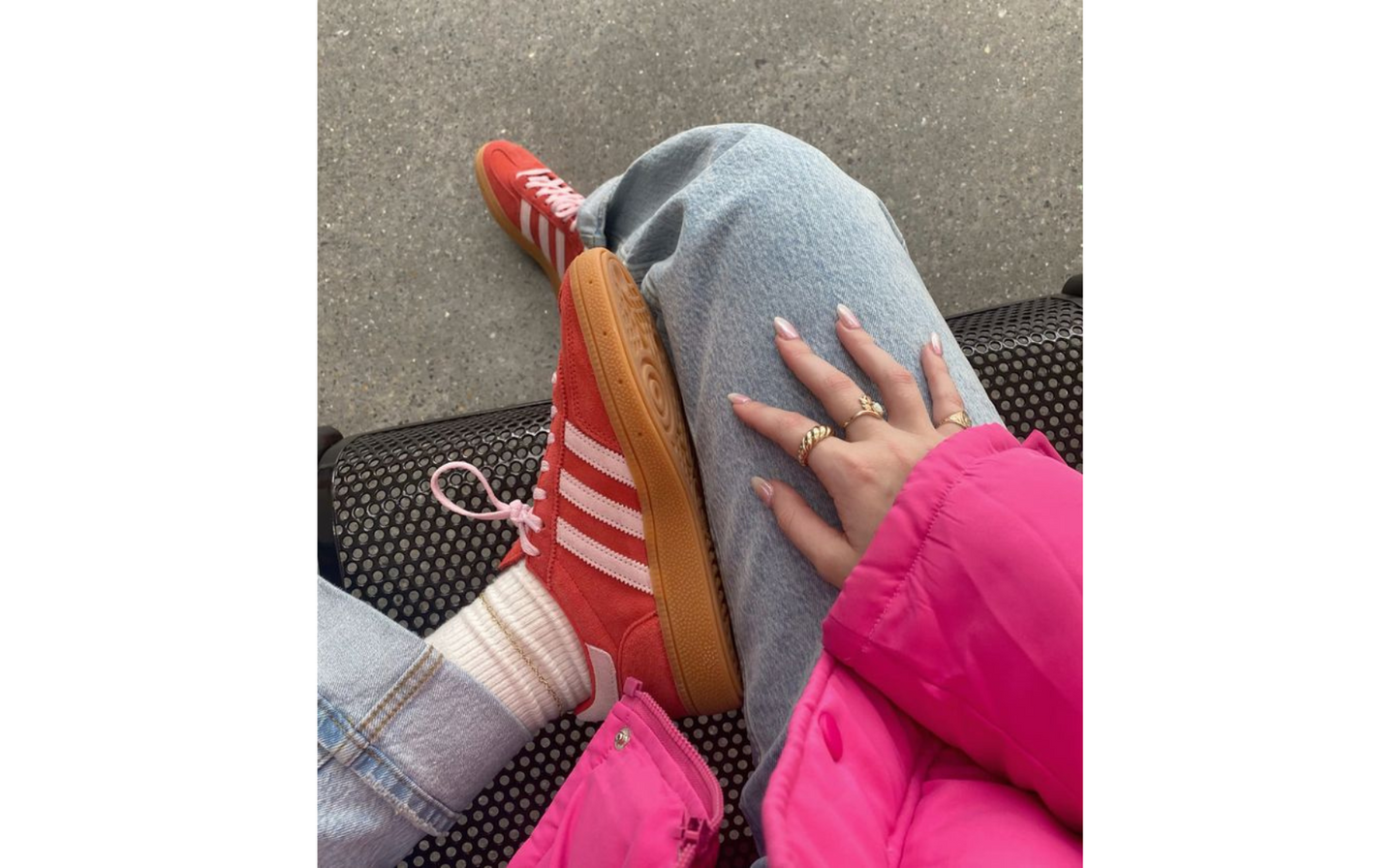 Adidas Handball Spezial Bright Red Clear Pink