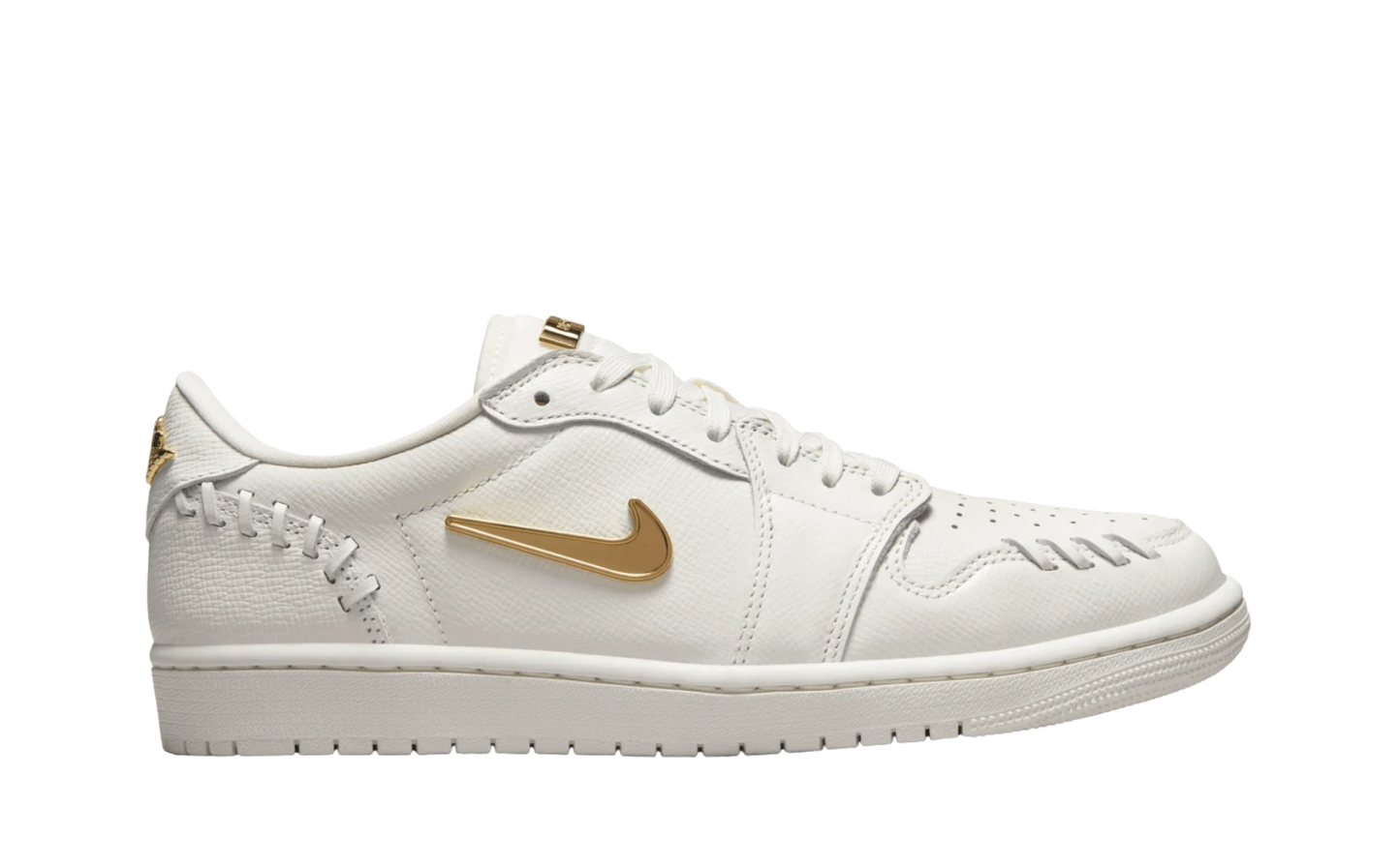 Jordan 1 Low Method of Make Sail Metallic Gold (Women's)