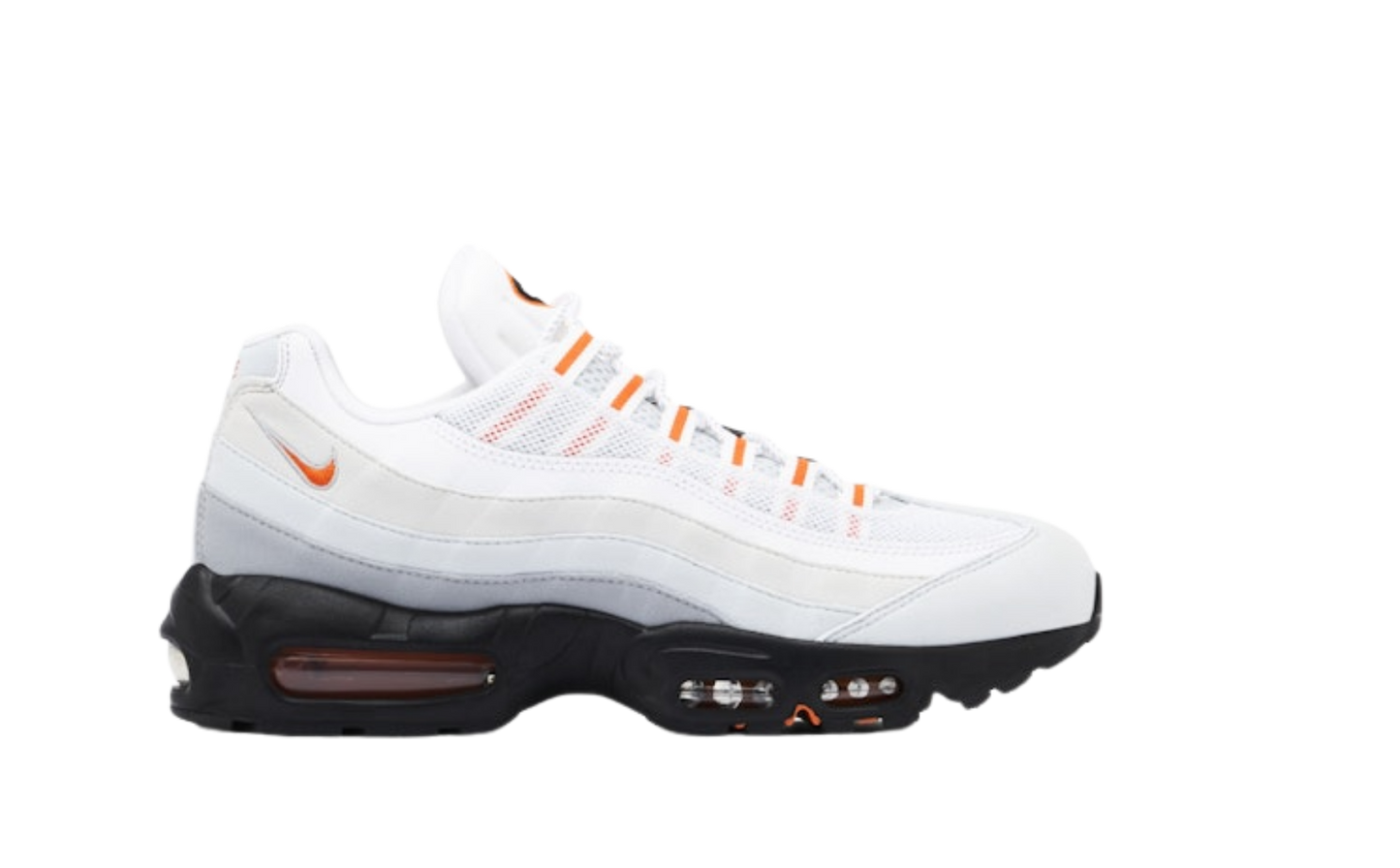 Nike Air Max 95 Wolf Grey Safety Orange Pure Platinum