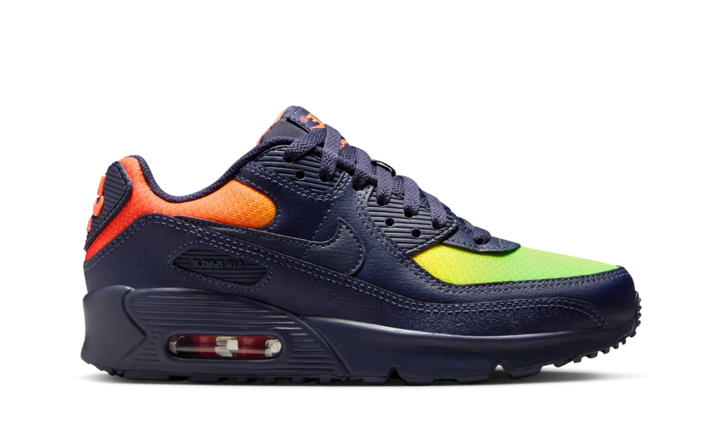 Nike Air Max 90 LTR Lemon Venom Blackened Blue (GS)