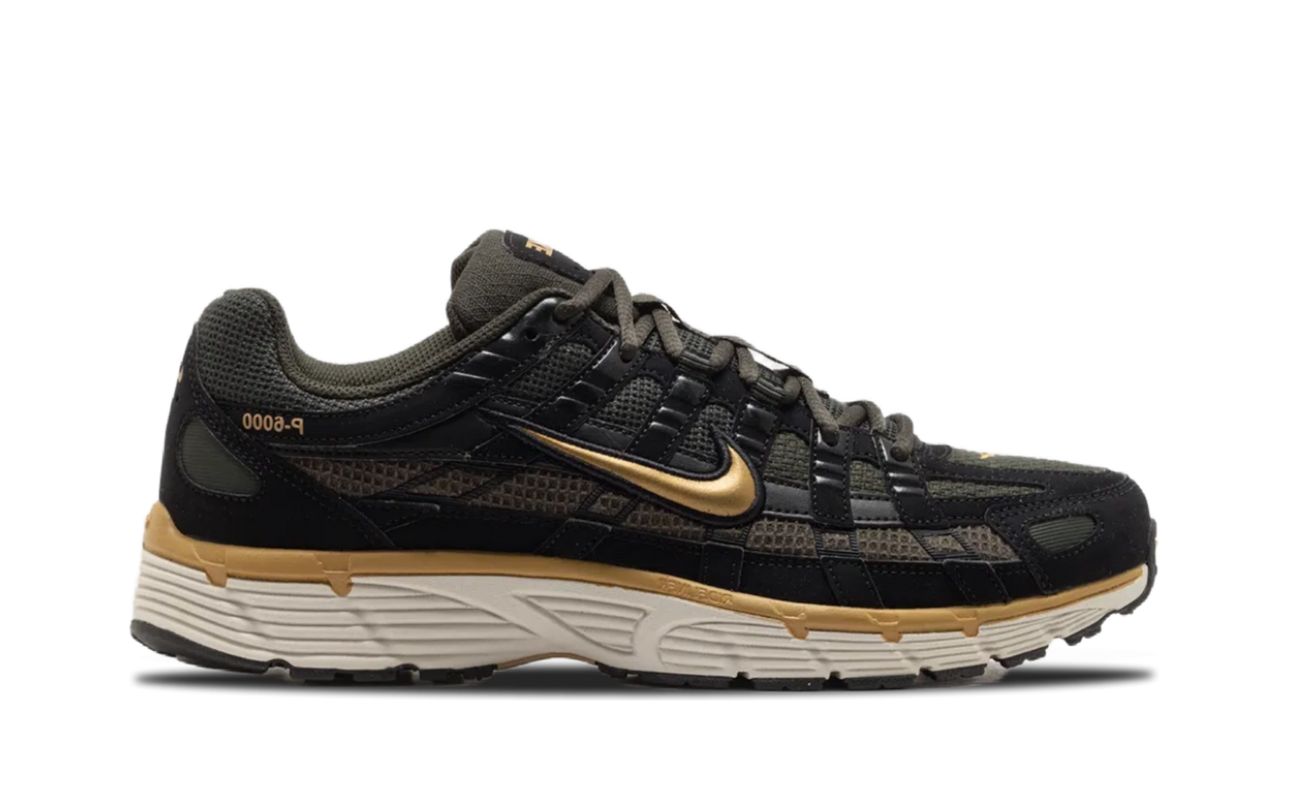 Nike P-6000 SE Black Sequoia Ochre