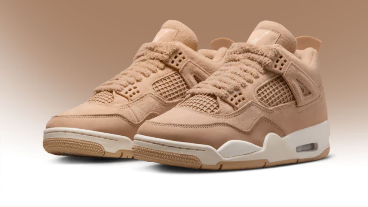 Jordan 4 Retro Cozy Girl Hemp/Light Orewood Brown (Women's)