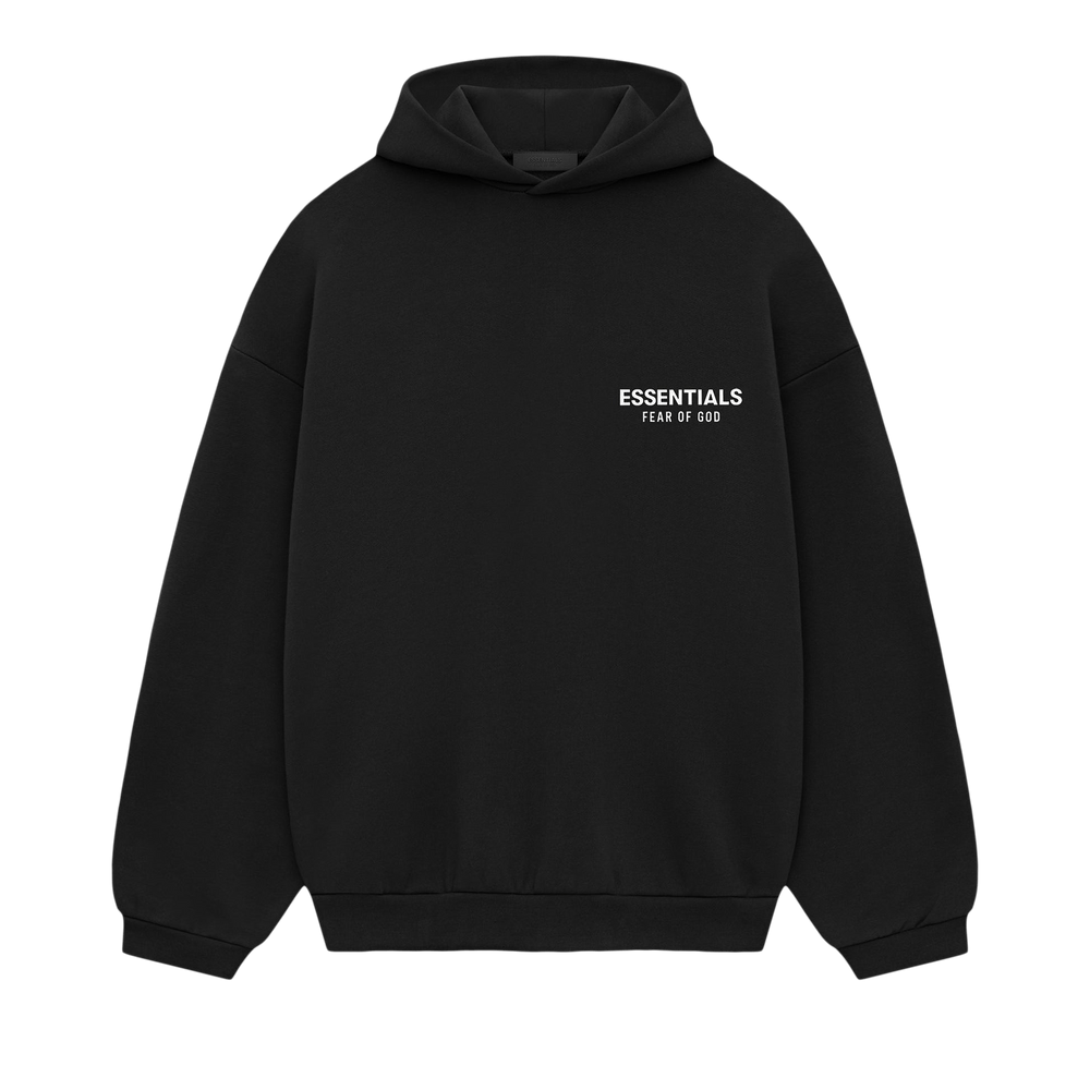 Fear of God Essentials Fleece Hoodie (FW24) Black