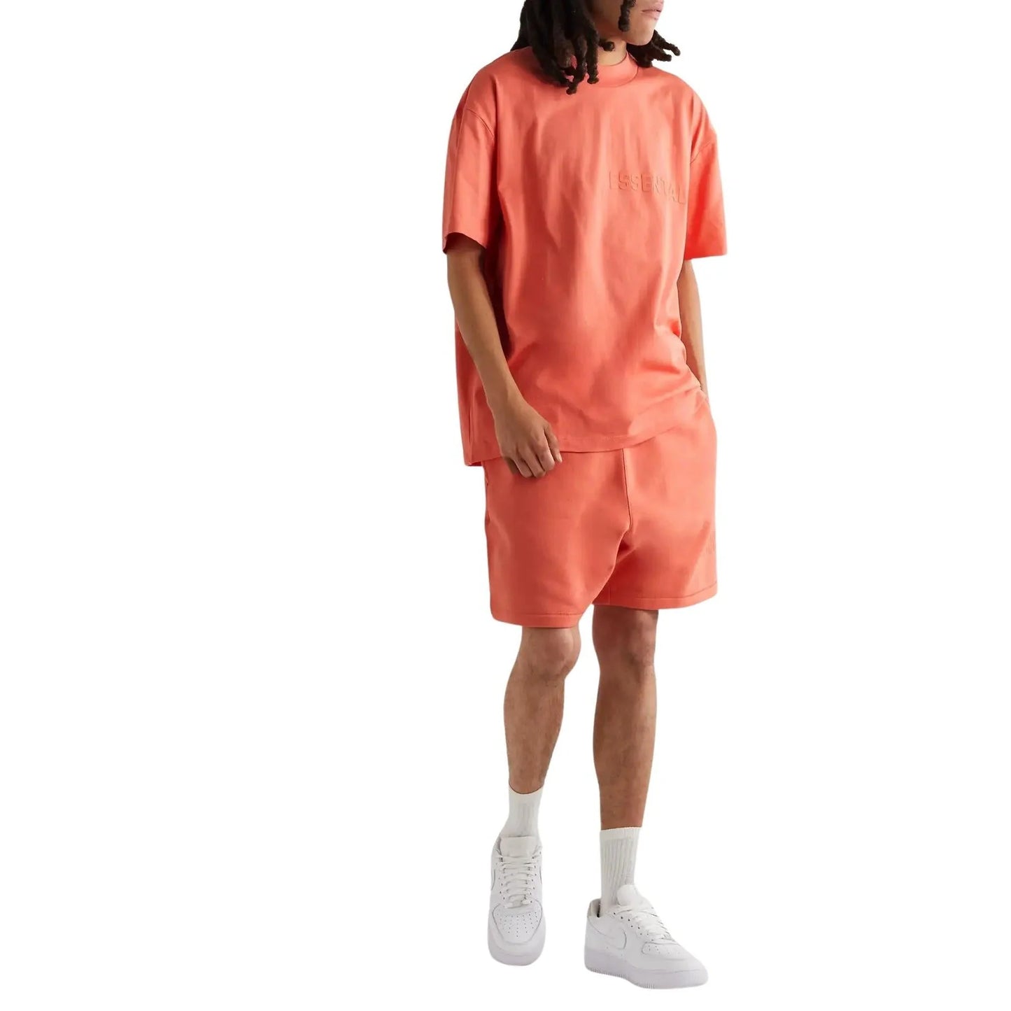 Fear of God Essentials 'Coral' summer set