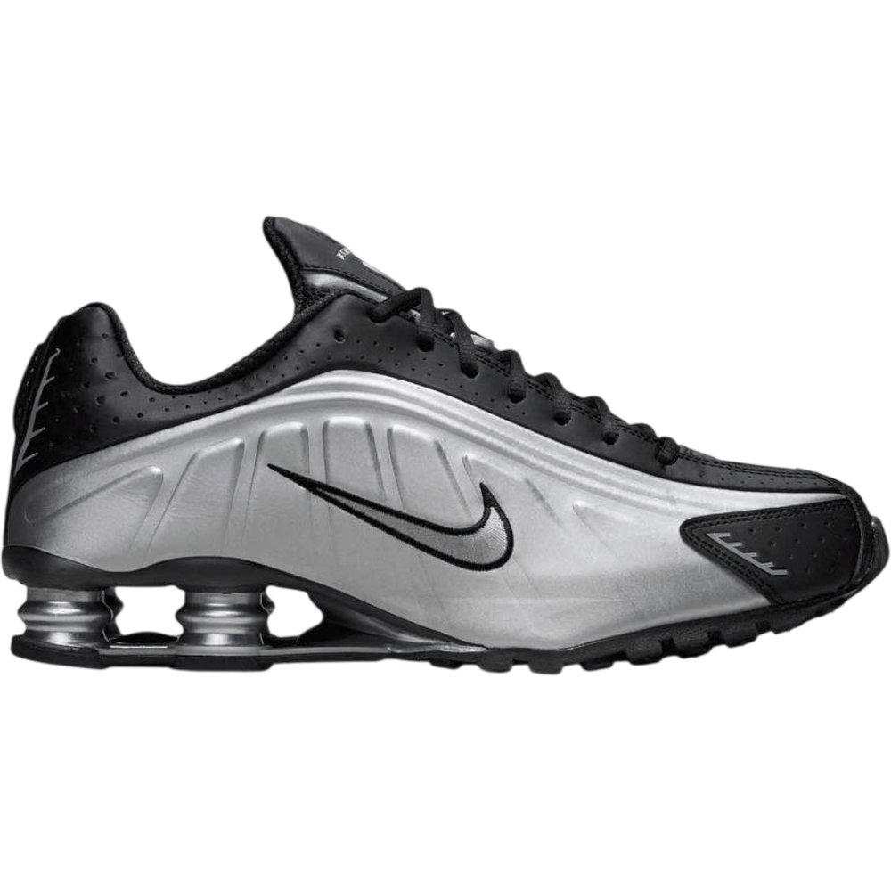 Nike Shox R4 Metallic Silver Black