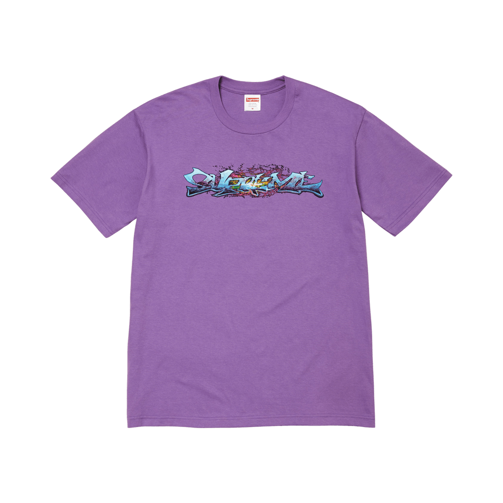 Supreme Tag Tee 'Purple'
