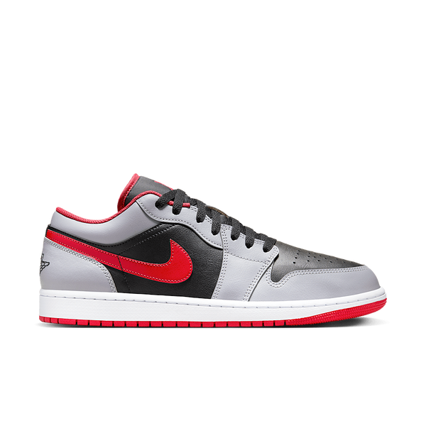 Jordan 1 Low Black Light Smoke Grey Gym Red