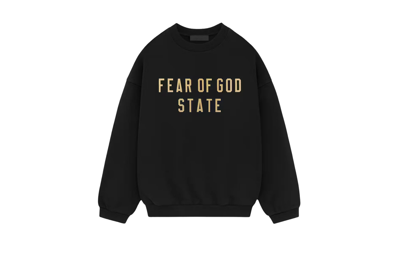 Fear of God Essentials Fleece Crewneck Black