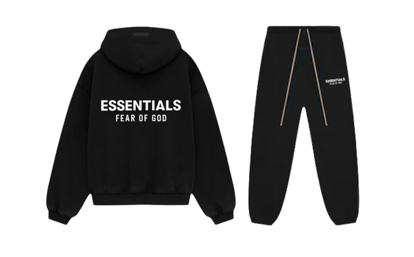 Fear Of God Essentials Fleece Black Full set