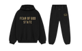 Fear of God Essentials Black Yellow State Full set