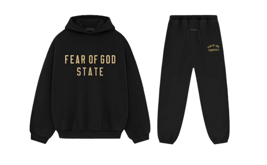 Fear of God Essentials Black Yellow State Full set
