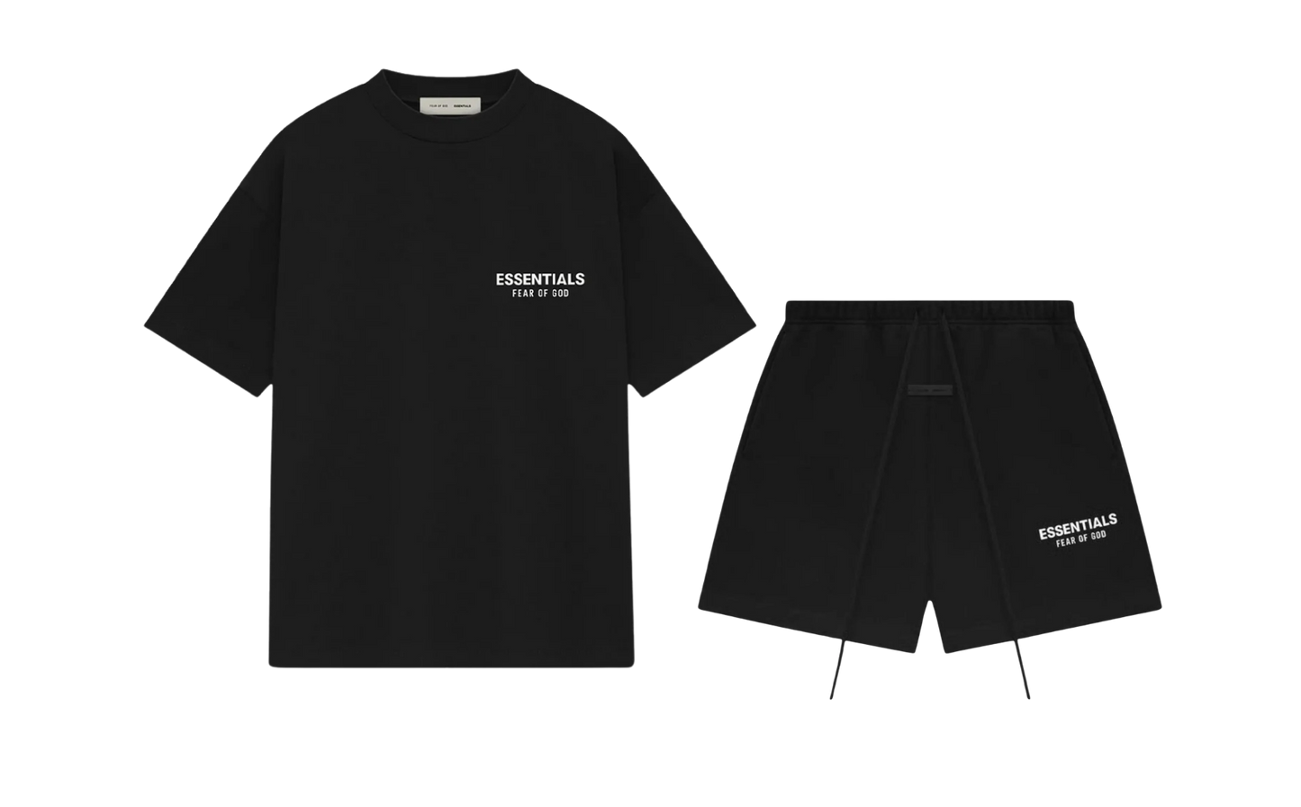 Fear of God Essentials 'Jet Black' summer set