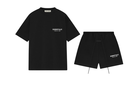 Fear of God Essentials 'Jet Black' summer set