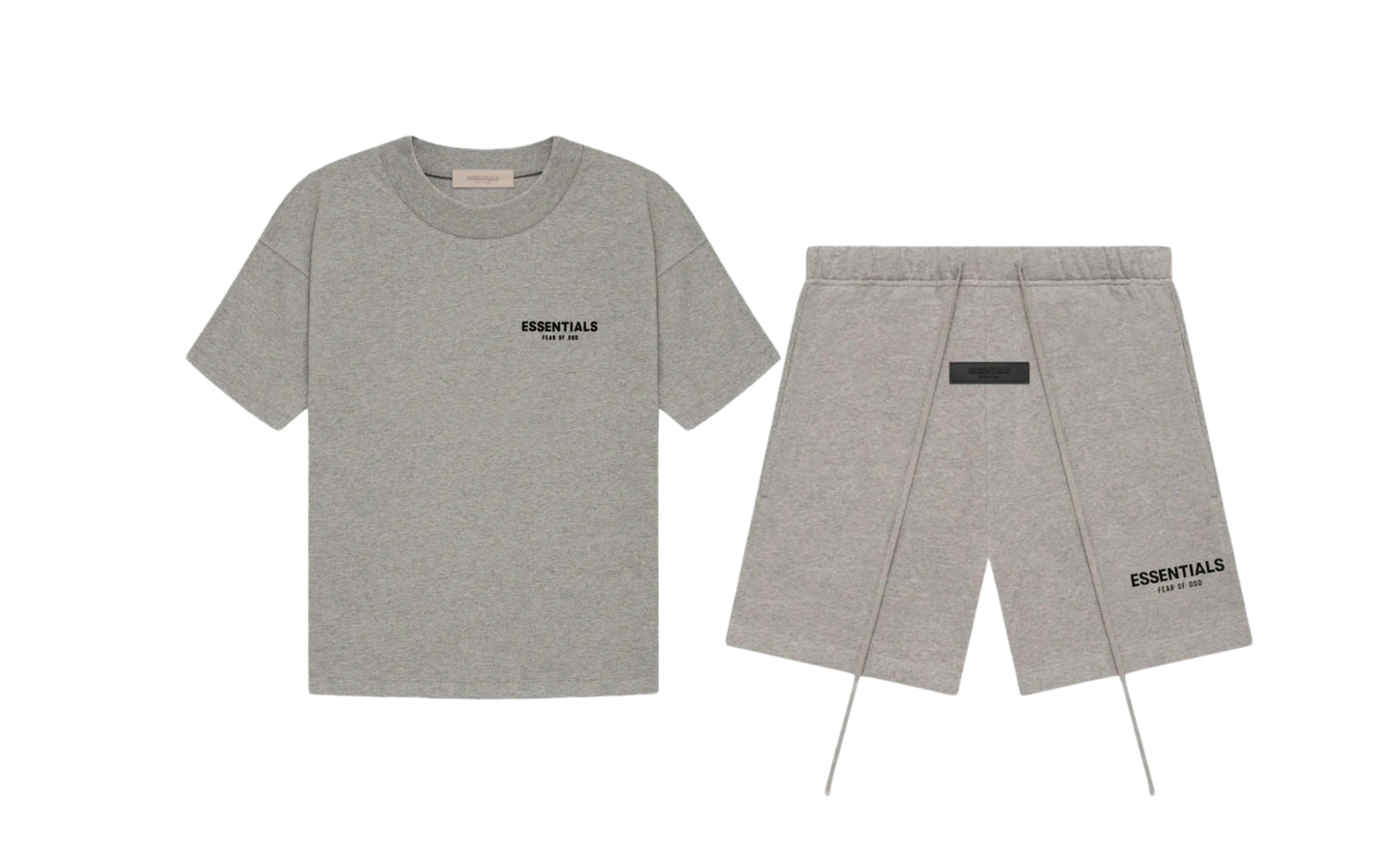 Fear of God Essentials 'Dark Oatmeal' summer set