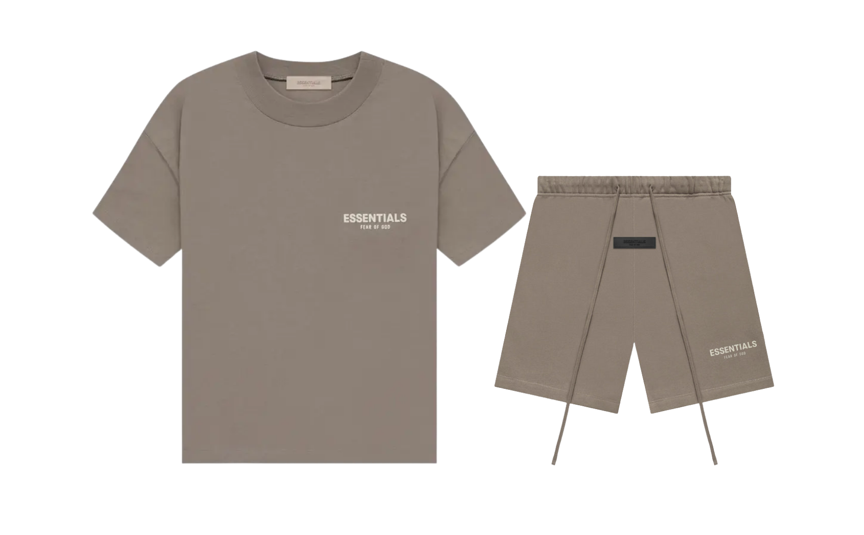 Fear of God Essentials 'Tee 'Desert Taupe' summer set