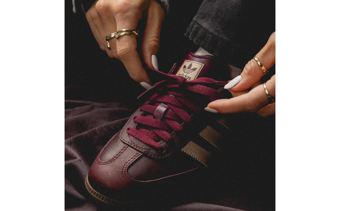 Adidas Samba OG Maroon Crystal Sand