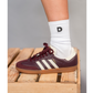adidas Samba OG Maroon Gold Metallic (Women's)