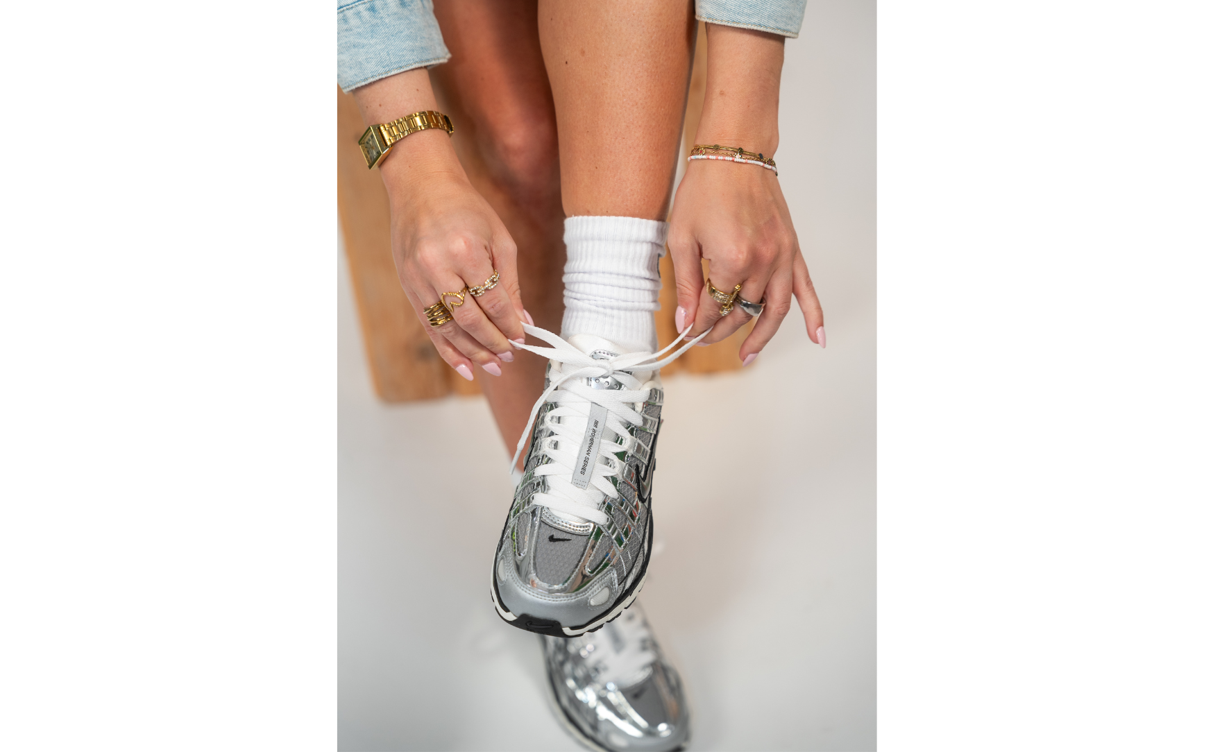 Nike P-6000 Metallic Silver