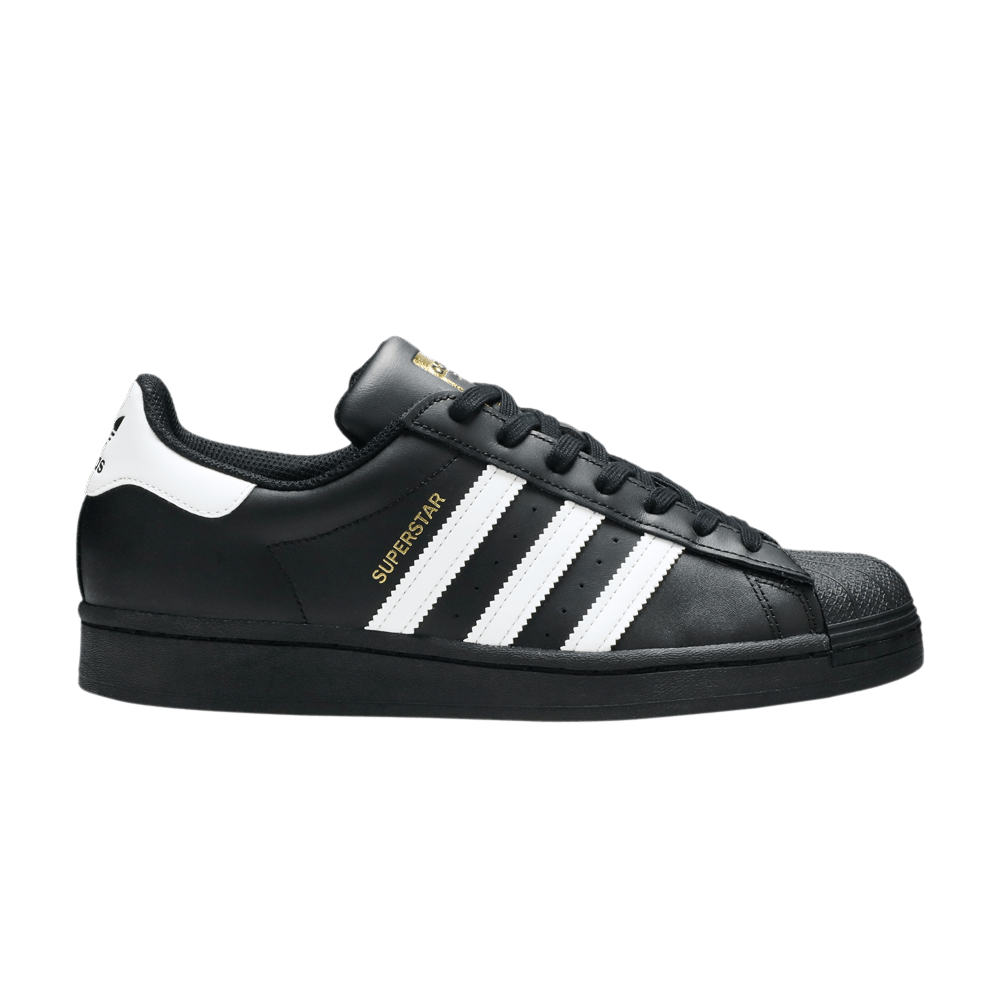 adidas Superstar Core Black Cloud White Gold