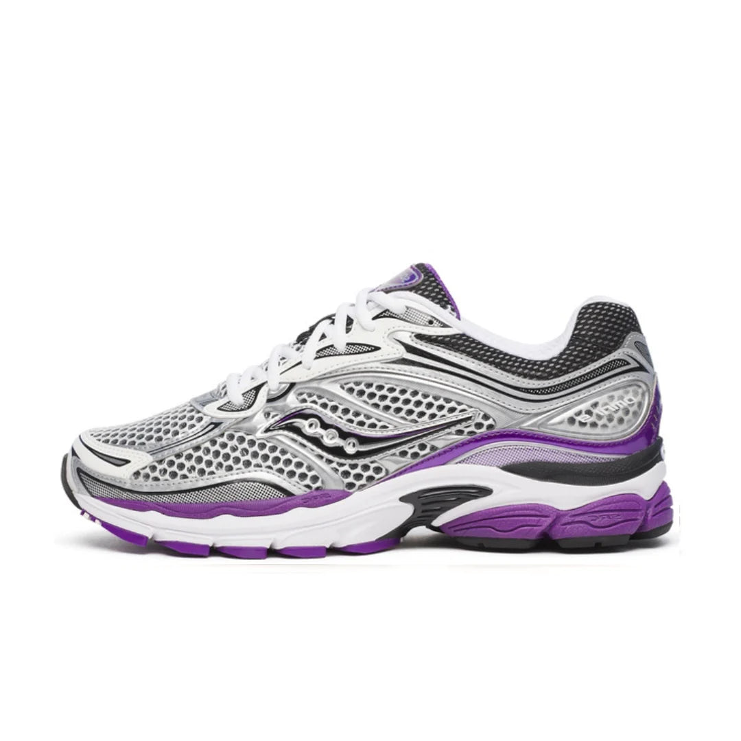 Saucony ProGrid Omni 9 White Black Silver Purple