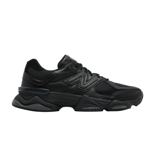 New Balance 9060 Triple Black Leather