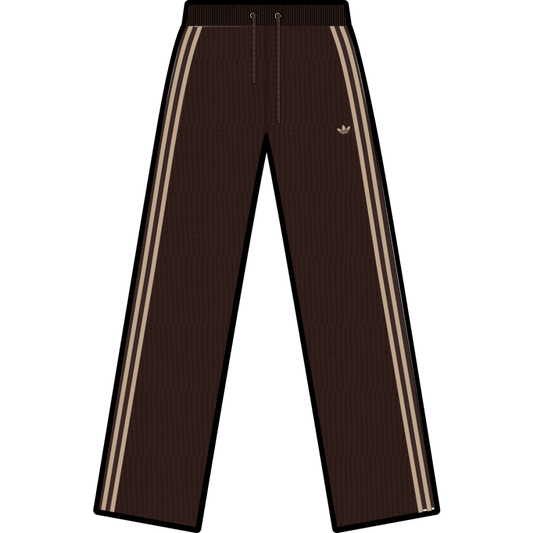 Adidas Crochet Track Pants Aurora Coffee Magic Beige