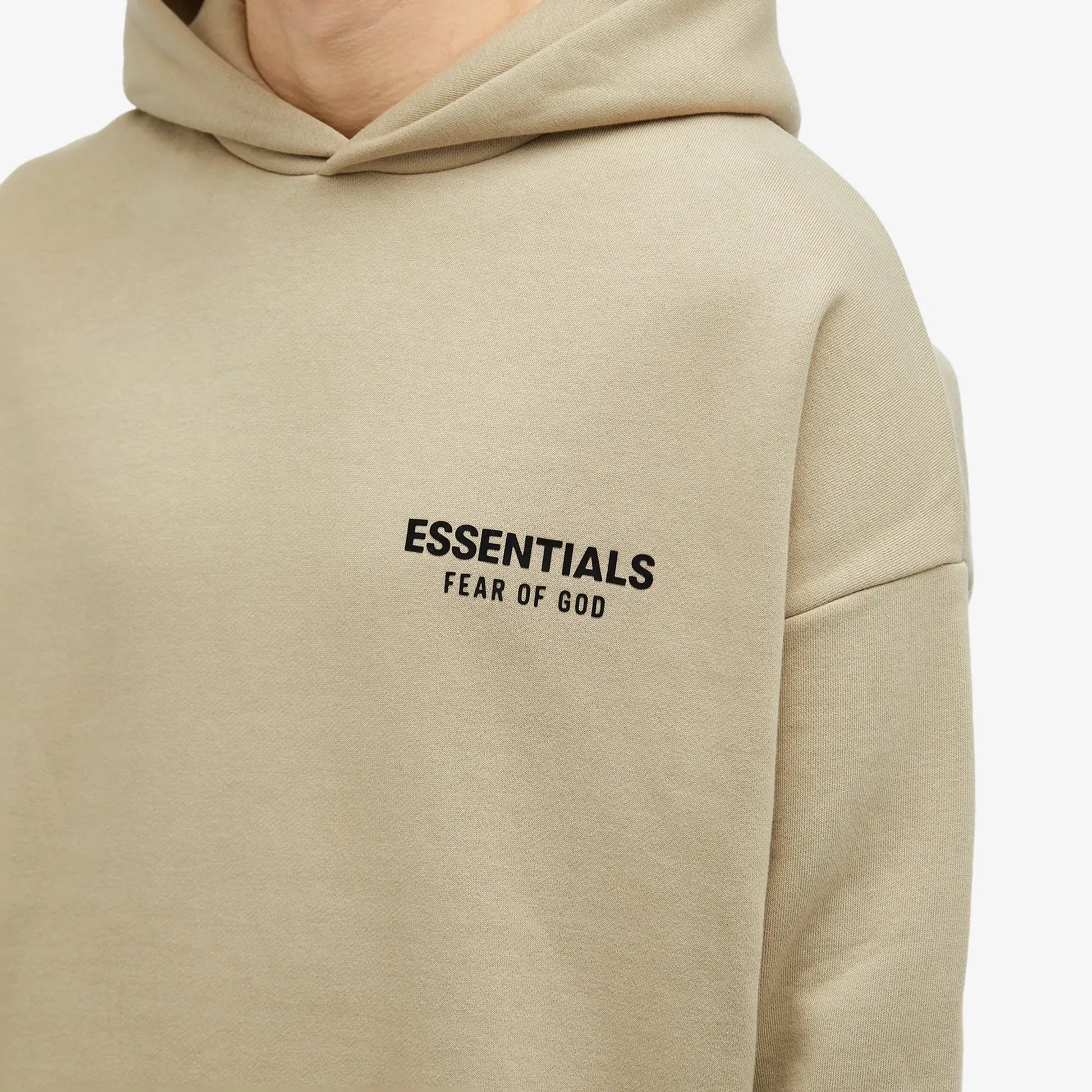 Fear of God Essentials Fleece Hoodie Desert Sand
