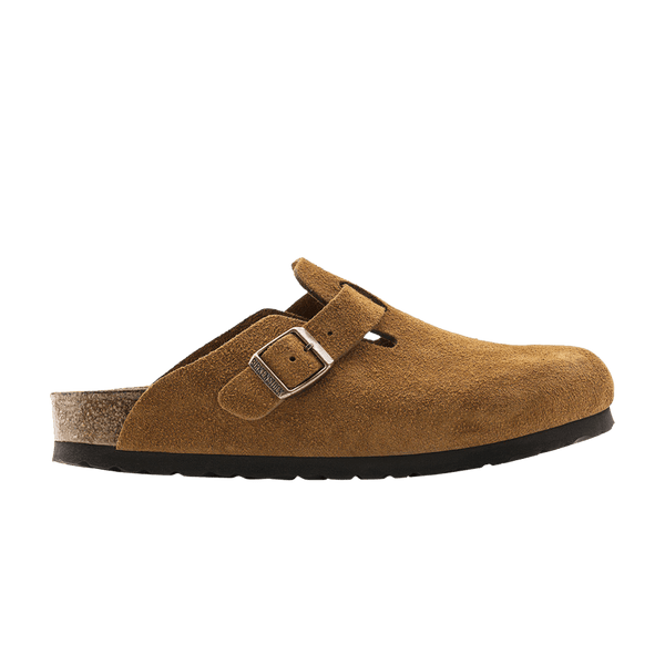 Birkenstock Boston Soft Footbed Suede Mink