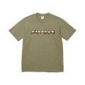 Supreme Skulls Spellout Tee 'Light Olive'