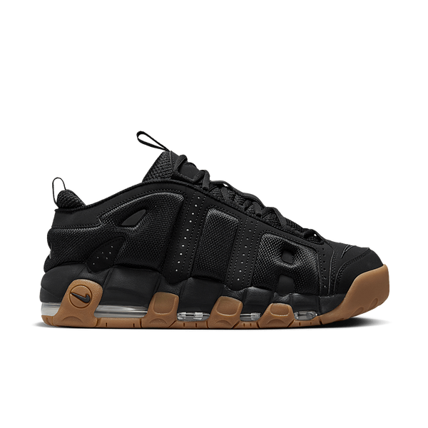 Nike Air More Uptempo Low Black Gum