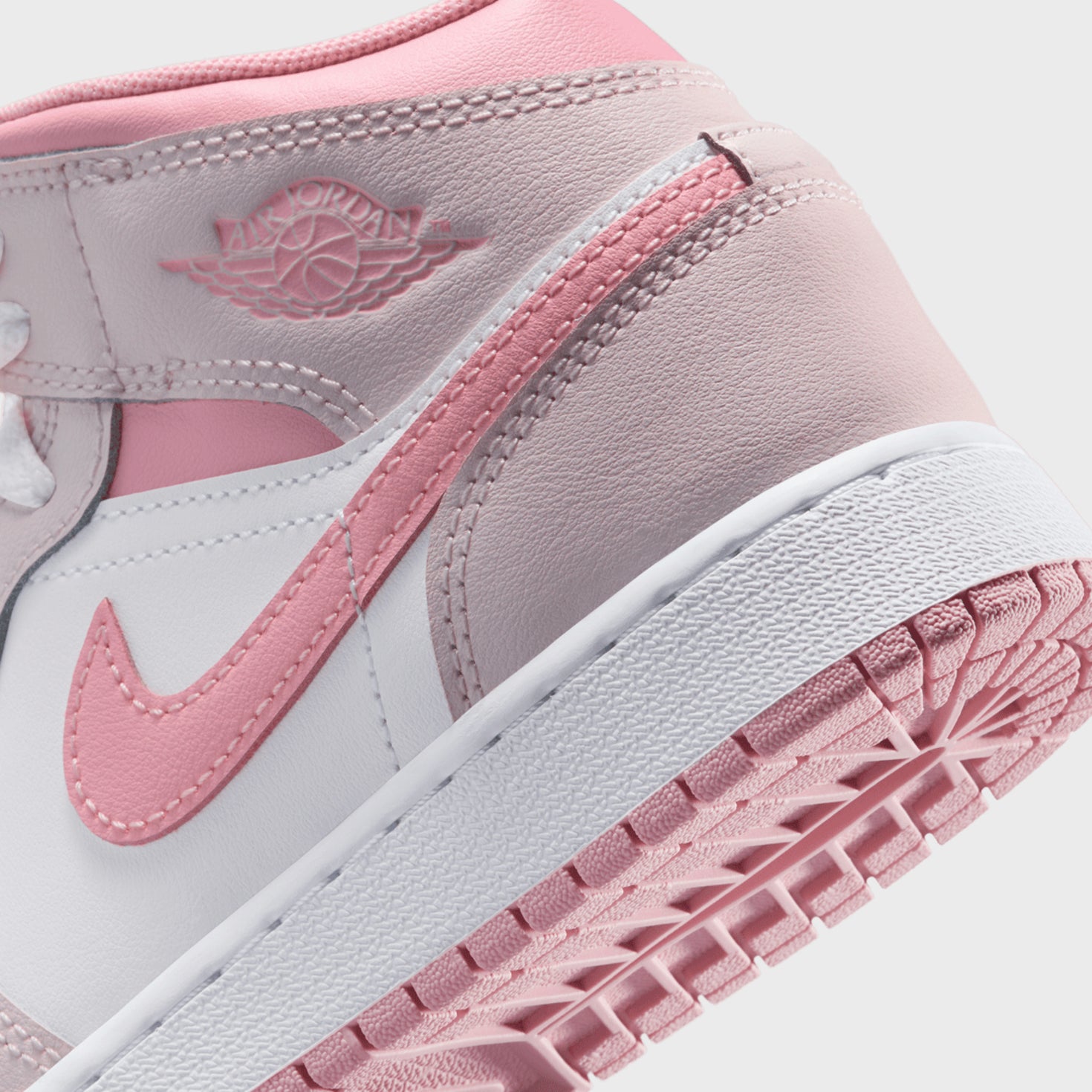 Jordan 1 Mid Pearl Pink White (GS)
