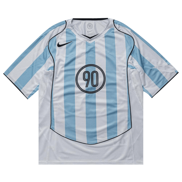 Nike T90 Dri-Fit Soccer Jersey 'Psychic Blue/White/Black/Black'