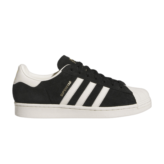 adidas Superstar Core Black Off White Gold Metallic
