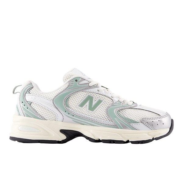 New Balance 530 Silver Metallic Mosaic Green