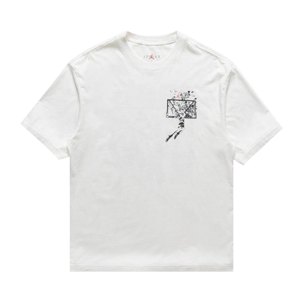 Air Jordan Brooklyn Oversized Graphic T-Shirt 'Sail/Off Black'