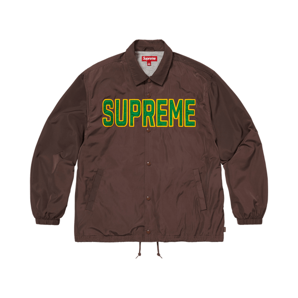 Supreme Spellout Coaches Jacket 'Brown'