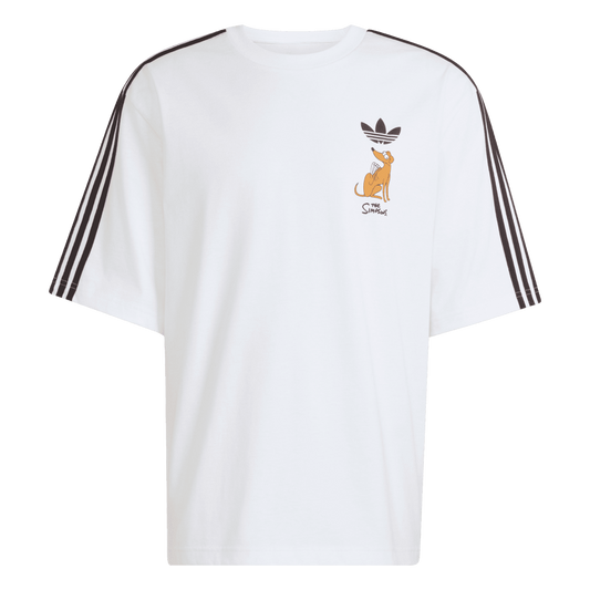 adidas Little Santas Helper Graphic T-Shirt White