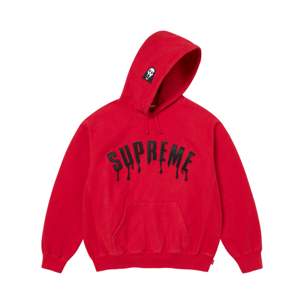 Supreme Ghostface Arc Hooded Sweatshirt 'Red'