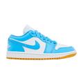 Jordan 1 Low White Gum Light Brown Dark Powder Blue (Women's)