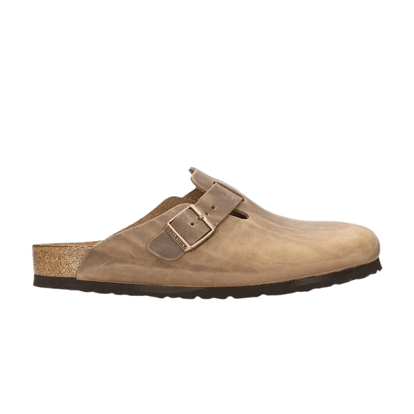 Birkenstock Boston Oiled Leather Tobacco Brown